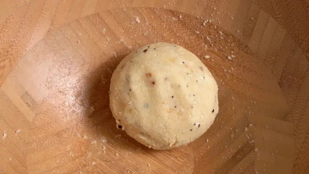 add milk and make dough