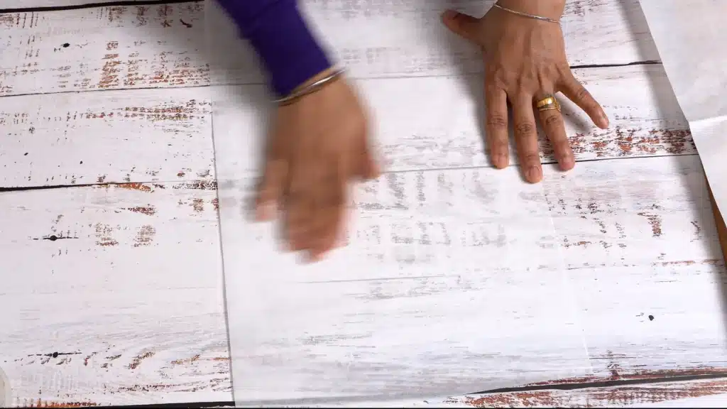apply oil on parchment paper