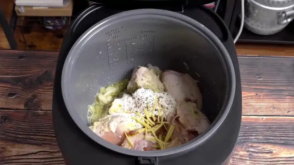 Melt-in-Your-Mouth Slow Cooker Pesto Chicken 🤤 (Easy Recipe!) add rest ingredients except 3