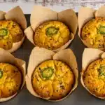 chickpea flour muffin