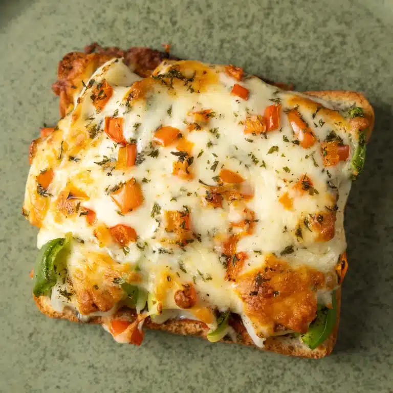 crispy bread pizza
