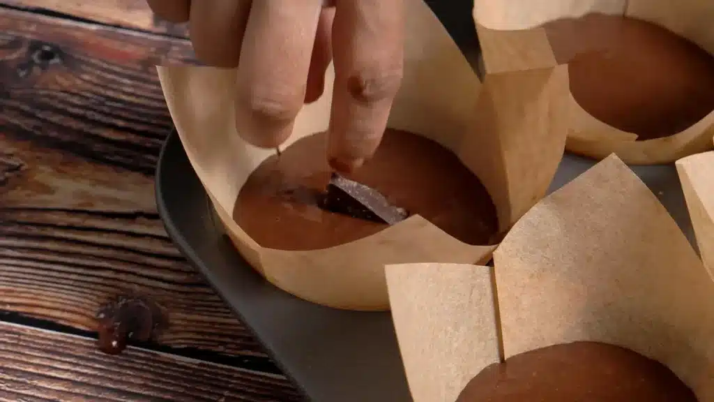 This Lentil Muffin Fooled Everyone - In the Best Way dark chocolate piece