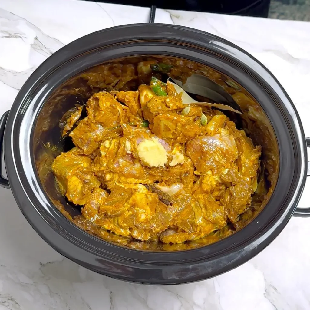 Slow Cooked Mutton Recipe That Actually Melts In Your Mouth Add everything in a slow cooker