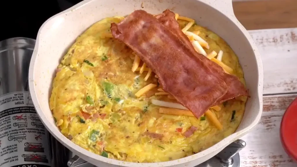 add cheese and strips on one side