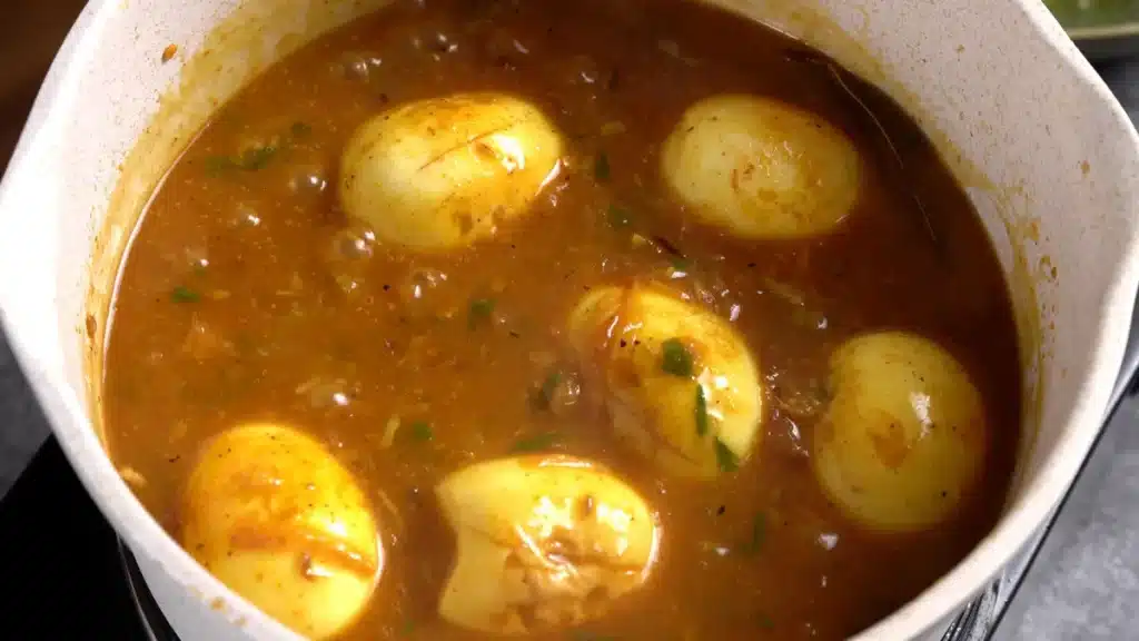 Egg Curry in 45 Mins: Quick & Spicy Comfort Food add eggs