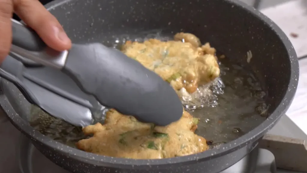 cook both sides until golden