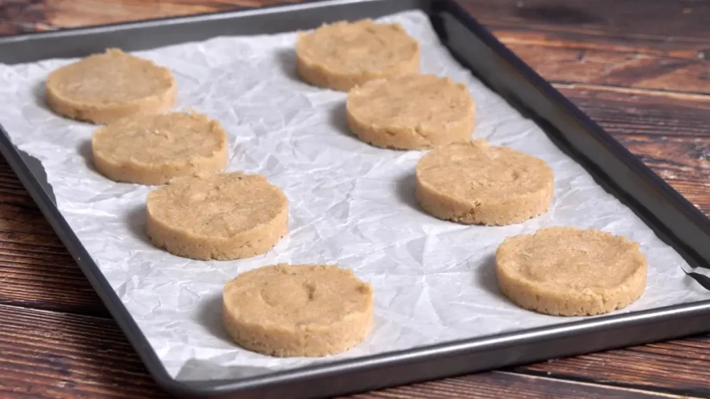 Coconut Cookie Recipe with Just 3 Ingredients (Quick & Easy) shape them on a baking tray