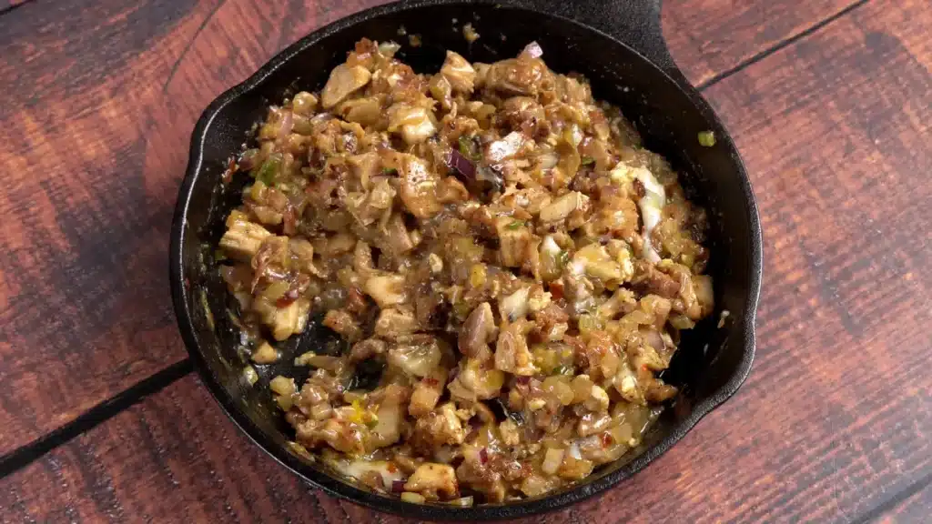 before bite,mix well