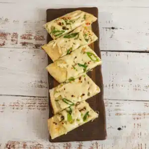 cheesy tortilla omelette