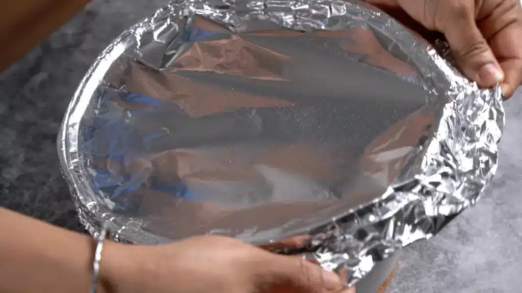 cover with foil for 12 mins, wait 15 mins to open