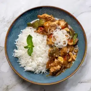 maple cachew chicken