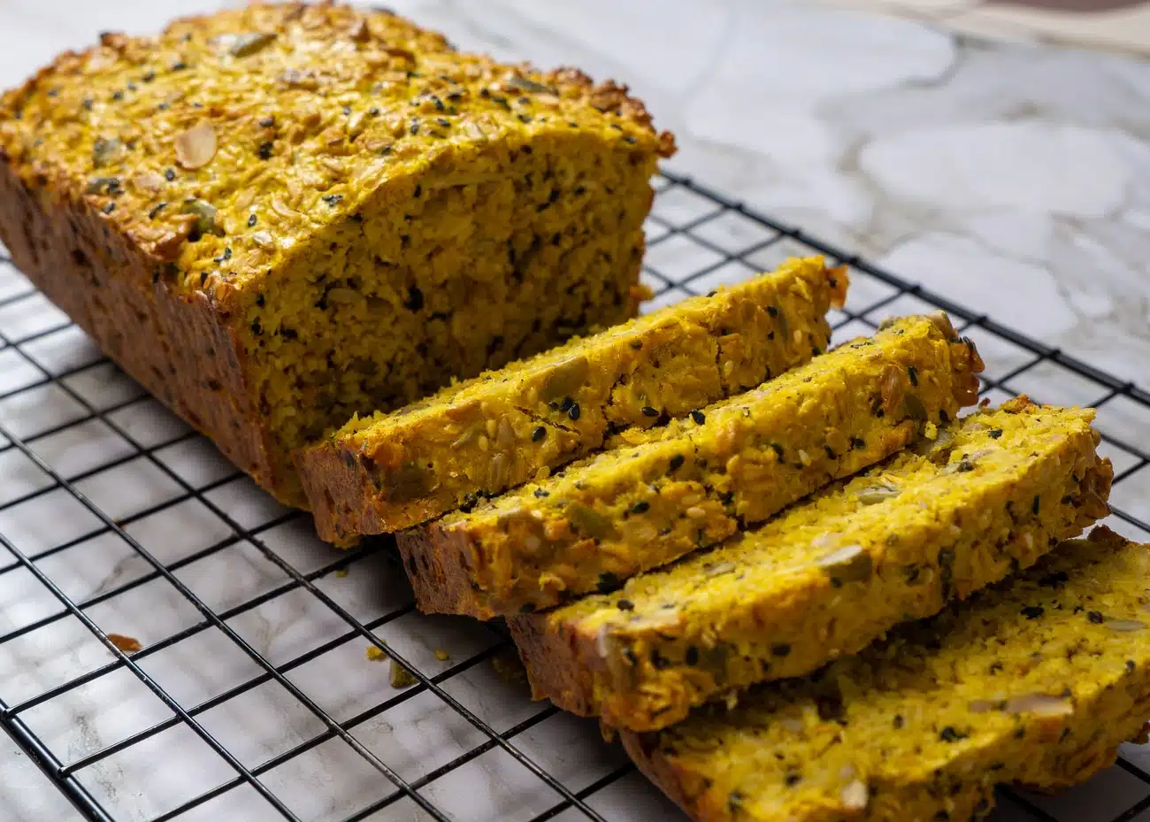 savory turmeric bread