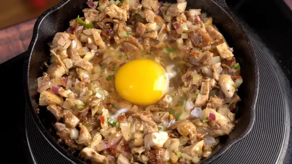 spread evenly, make space add egg center
