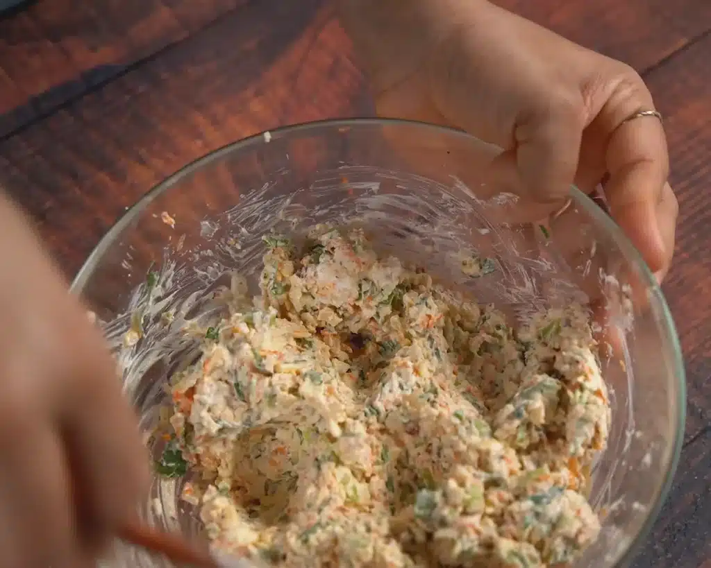 Blend all the ingredients thoroughly until everything mixes well