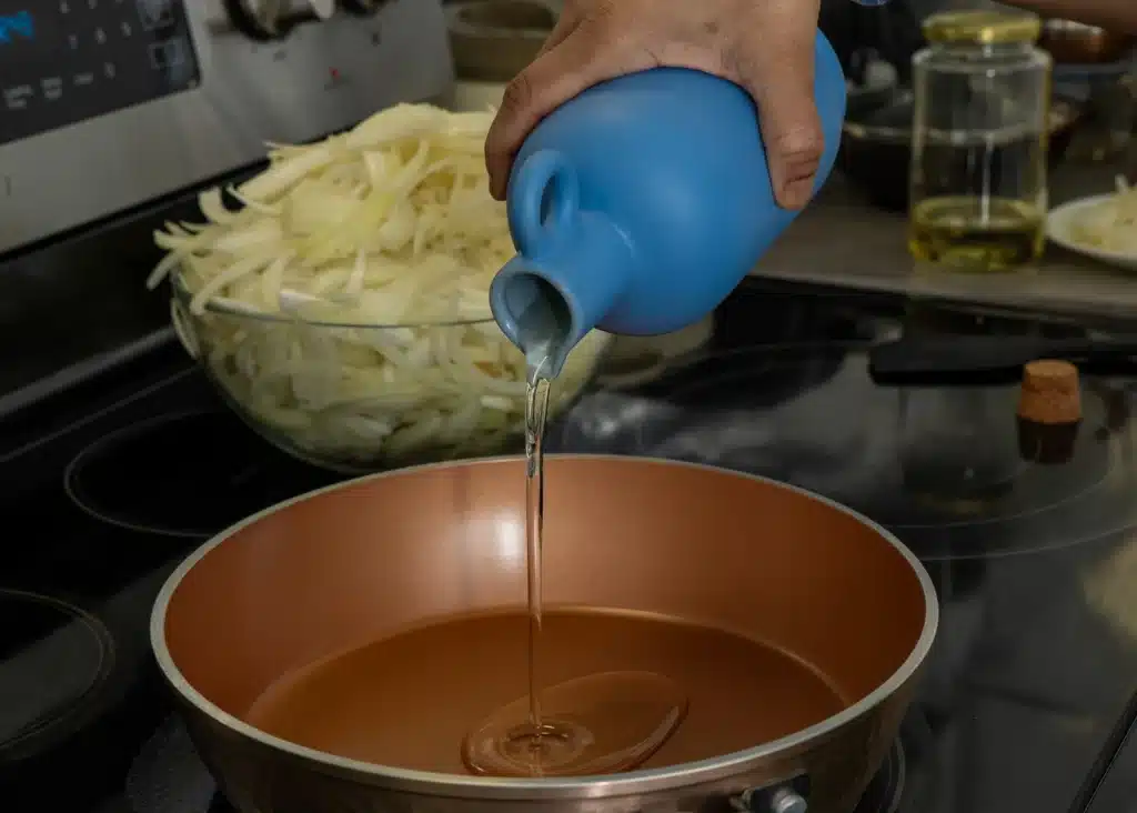 Right Way To Caramelize Onions And Store Them Gather all of your sliced onions into a large mixing bowl.