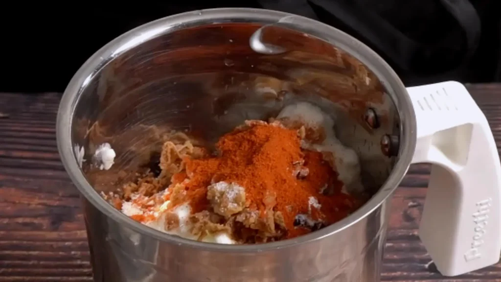 Red Lentil Bun: Soft, Colorful & No-Knead Bun add all ingredients in a blender