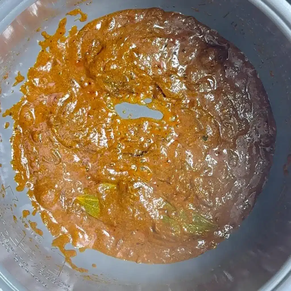 Chicken Keema: Simple & Delicious Slow Cooker Recipe add dry spices with water & cook for a min