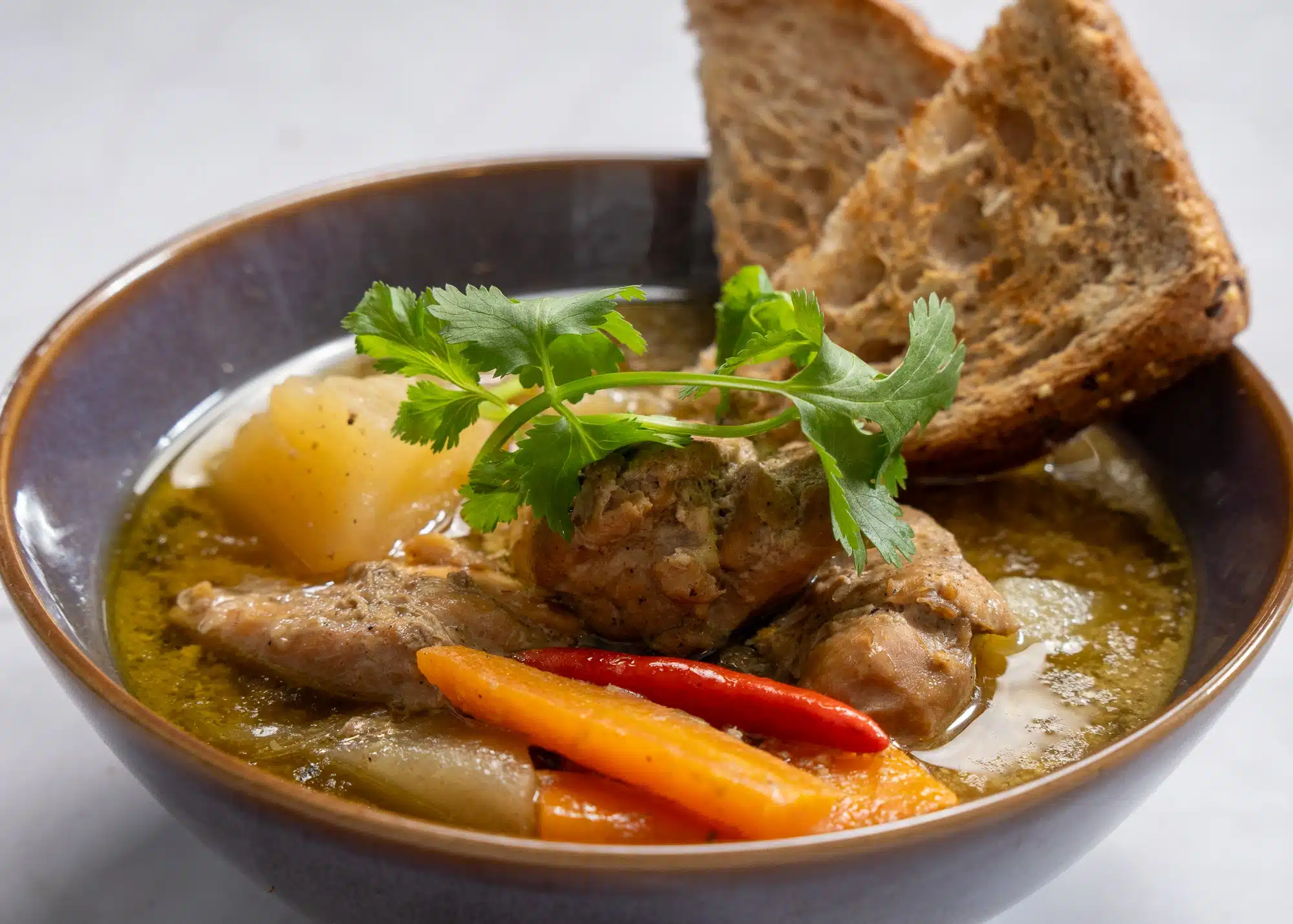 Slow Cooked Coconut Chicken Stew