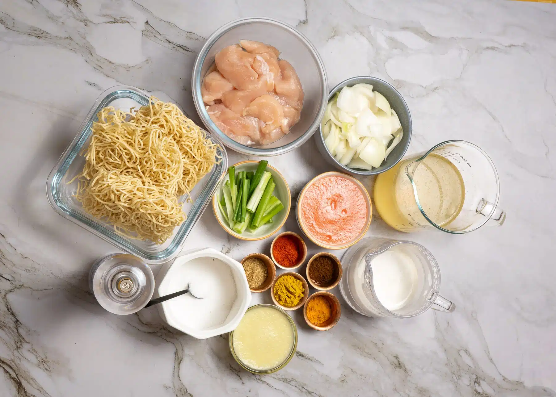  ingredients for Slow Cooker Curry Noodles