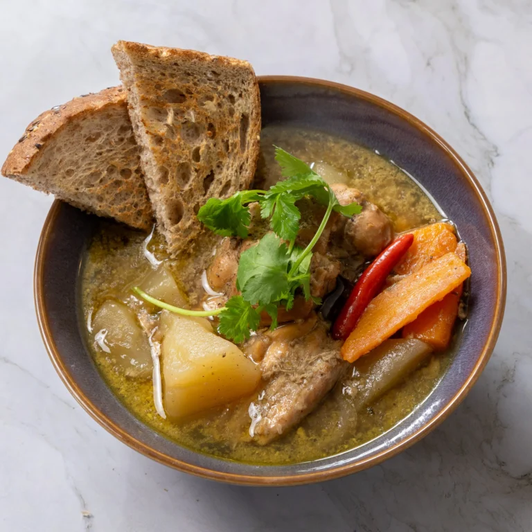 Home Slow Cooked Coconut Chicken Stew