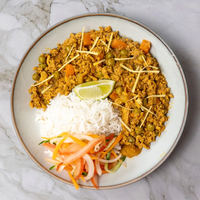 Home slowcooker chicken keema