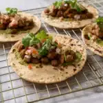 Home no-meat soya taco