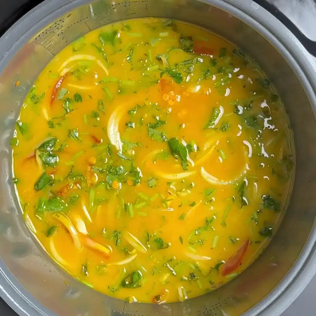 warm water, coriander leaves, coconut milk