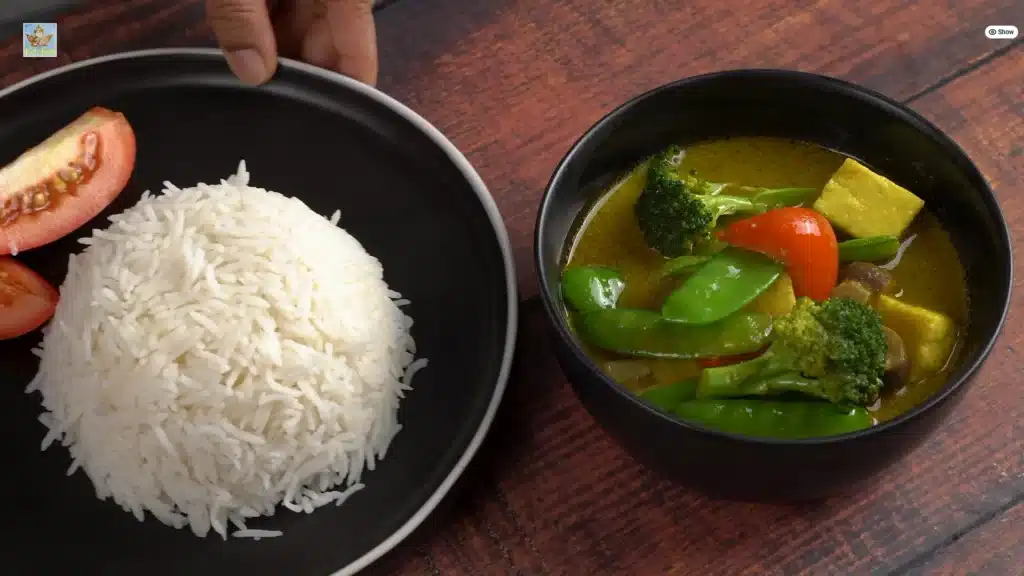 Vegan Coconut Curry with Rice