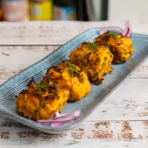 Homemade Tandoori salmon