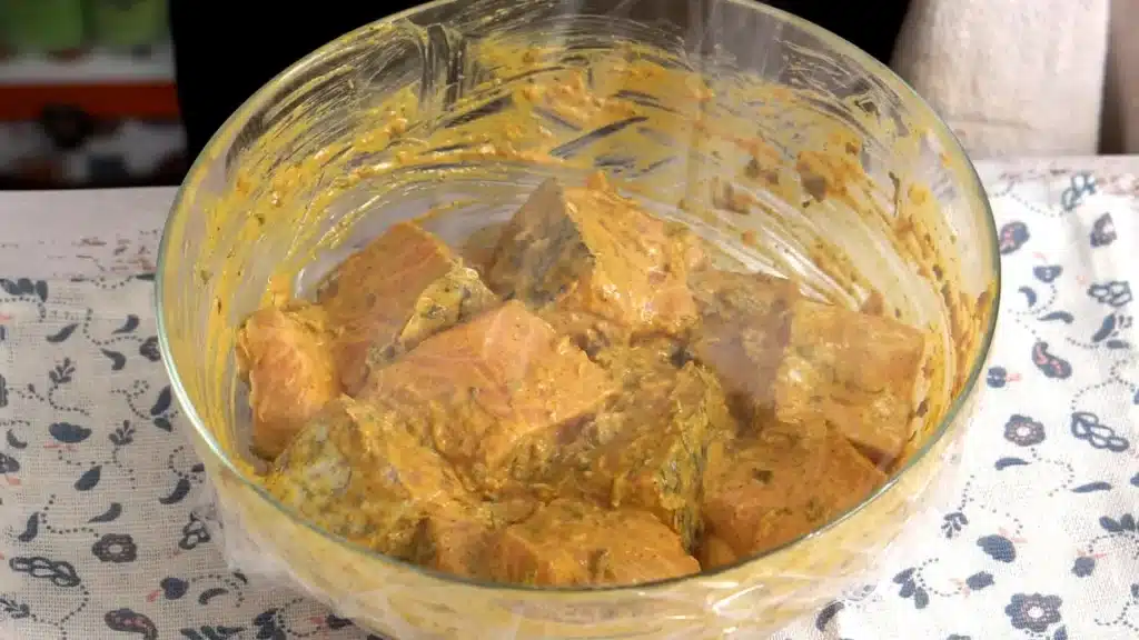 Broiled Tandoori Salmon Recipe in Under 25 Minutes cover and let it rest