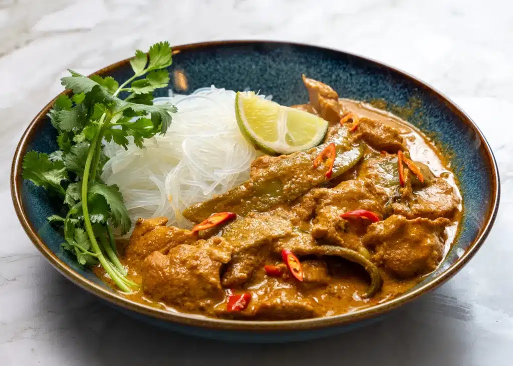 Easy & Creamy Crockpot Thai Chicken Curry crockpot thai chicken curry