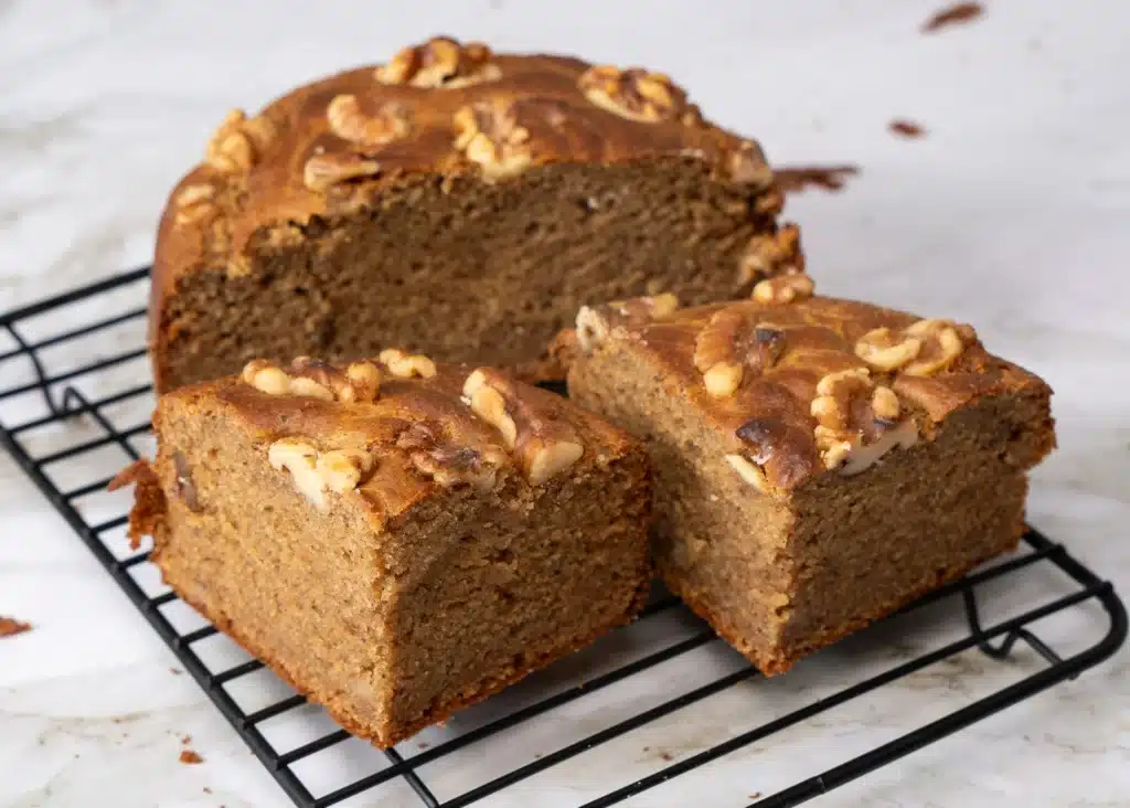 Simple Eggless Walnut Cake for Tea Time eggless walnut cake