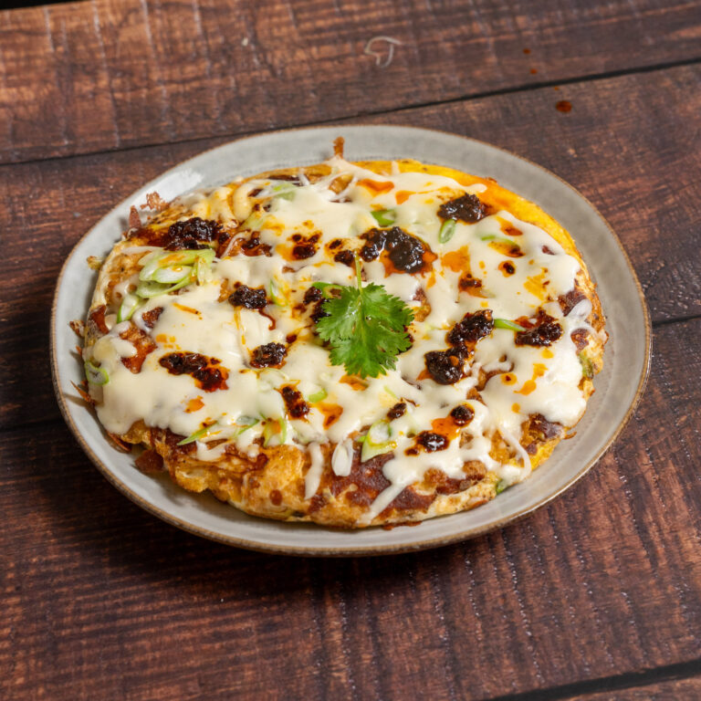 cheesy chips omelette
