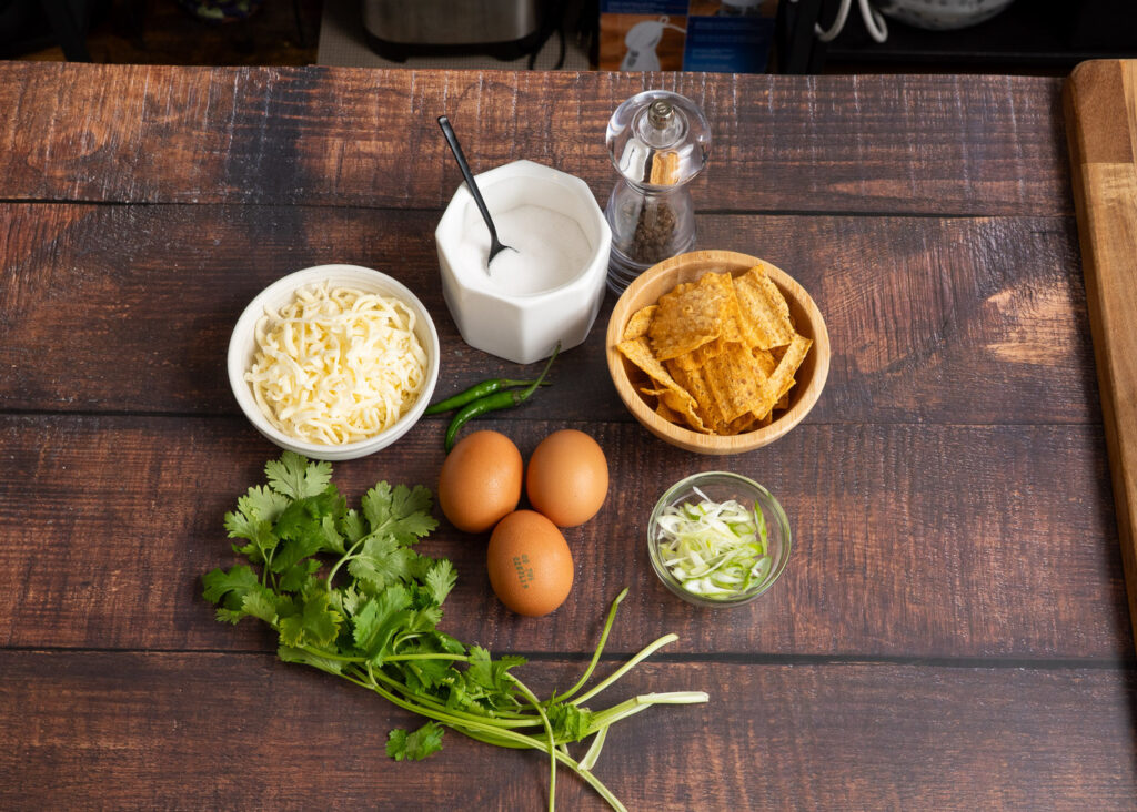 chips omelette ingredients