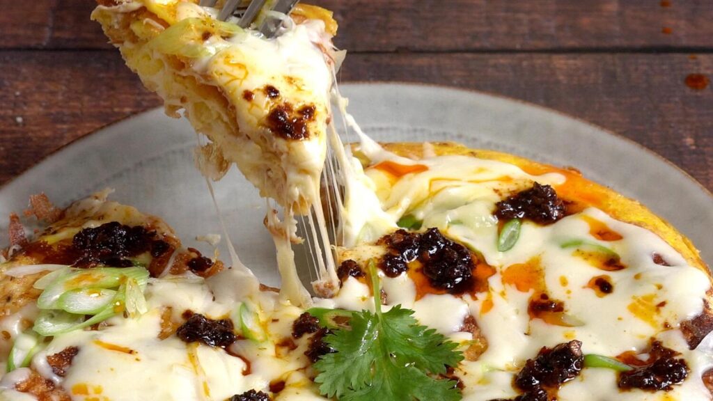 enjoy cheesy chips omelette