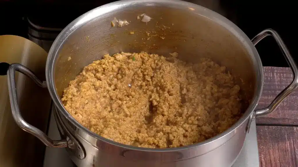 Chicken Mince & Peas: Simple and Full of Flavor now add all the spices butter mix well