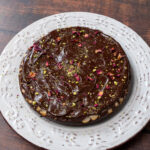 No bake choco banana cake