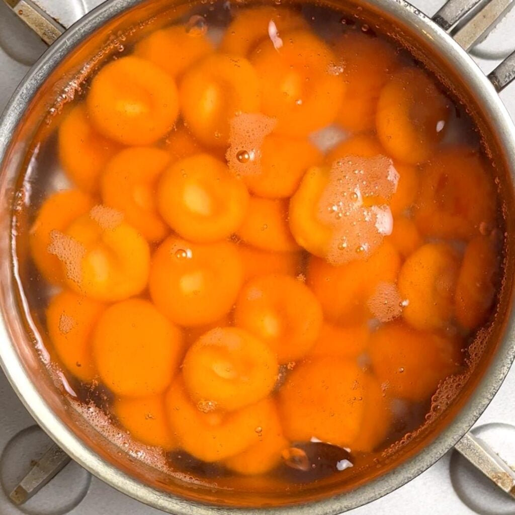 boil them in hot water for 2-3 minutes