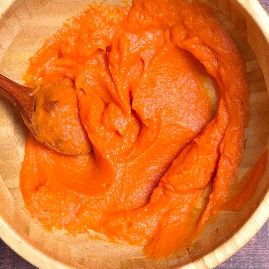 once done, drain and make a smooth paste