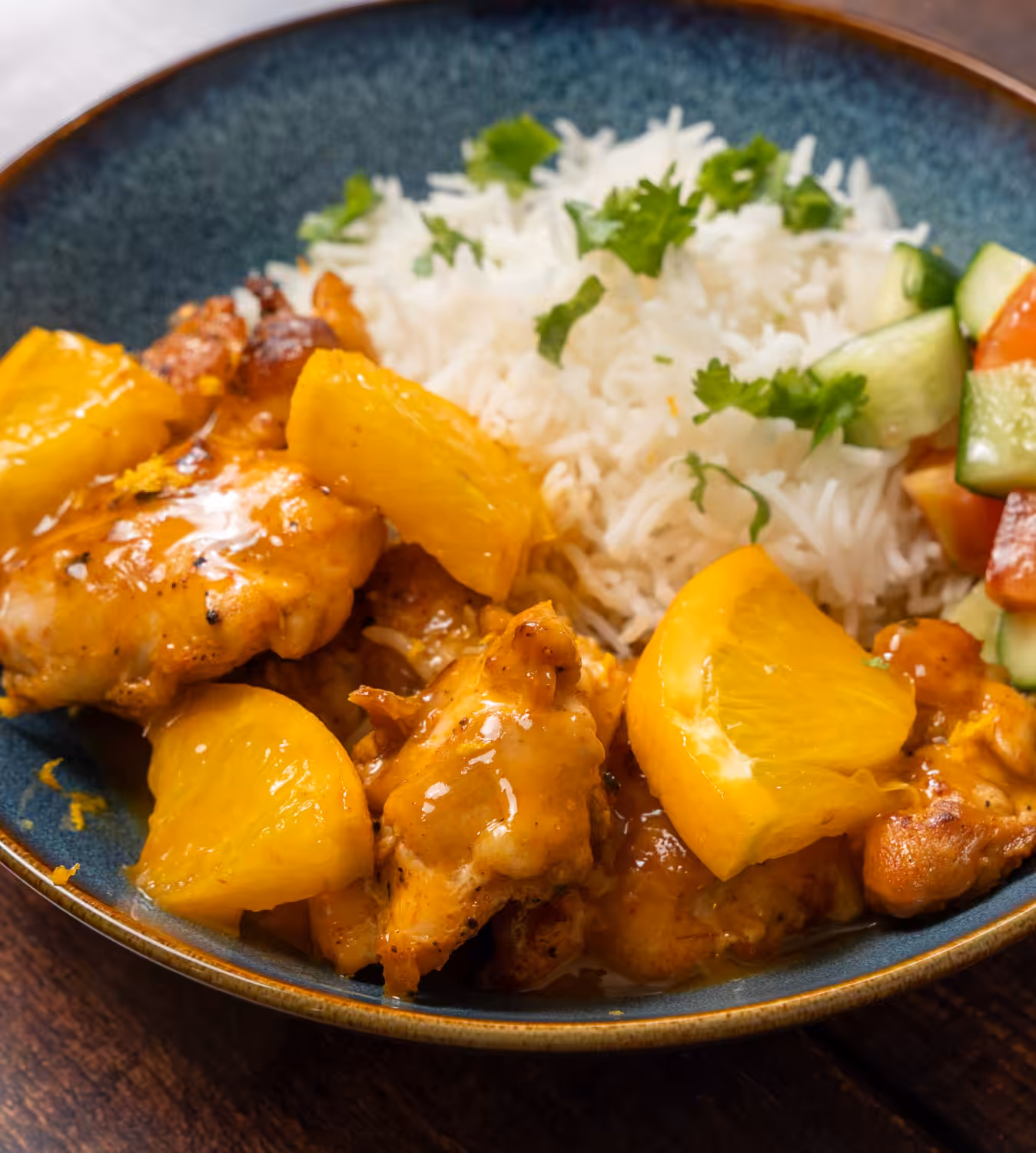 orange glazed chicken