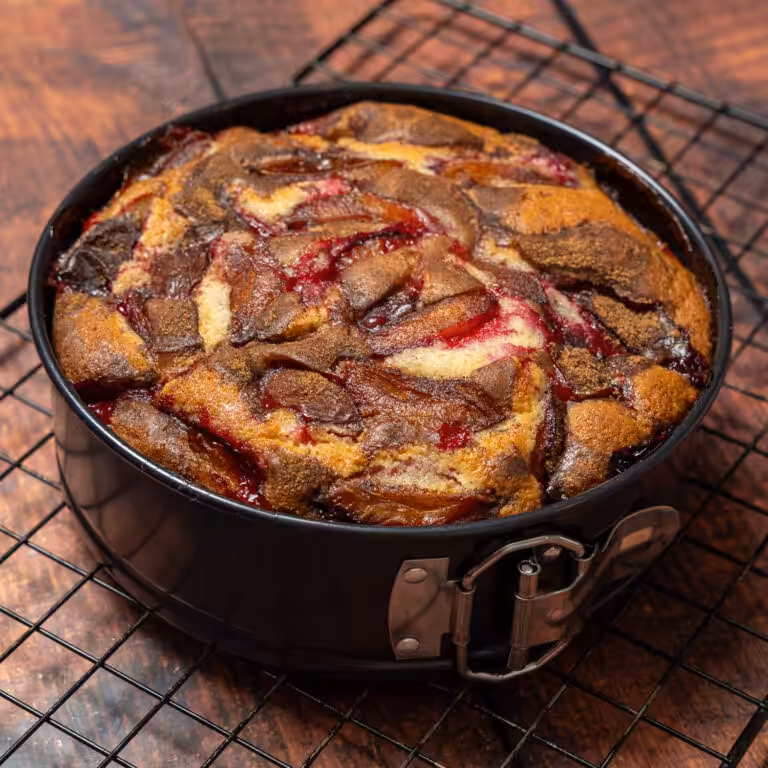 fresh plum cake