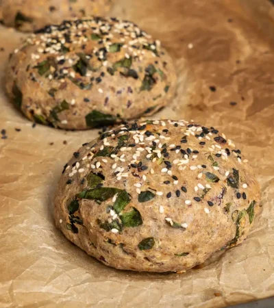 Quinoa and Beans Breakfast Bun