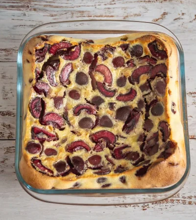 Cherry Flan