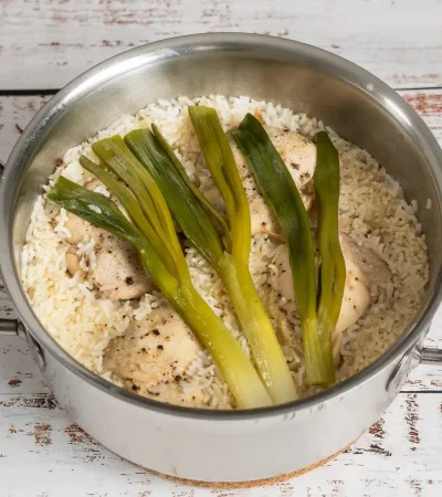 Delicious Hainanese Chicken rice