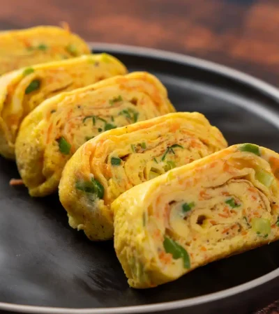 Tamagoyaki Japanese omelette