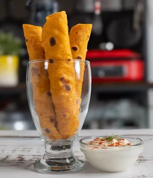 carrot roti - colorful and delicious
